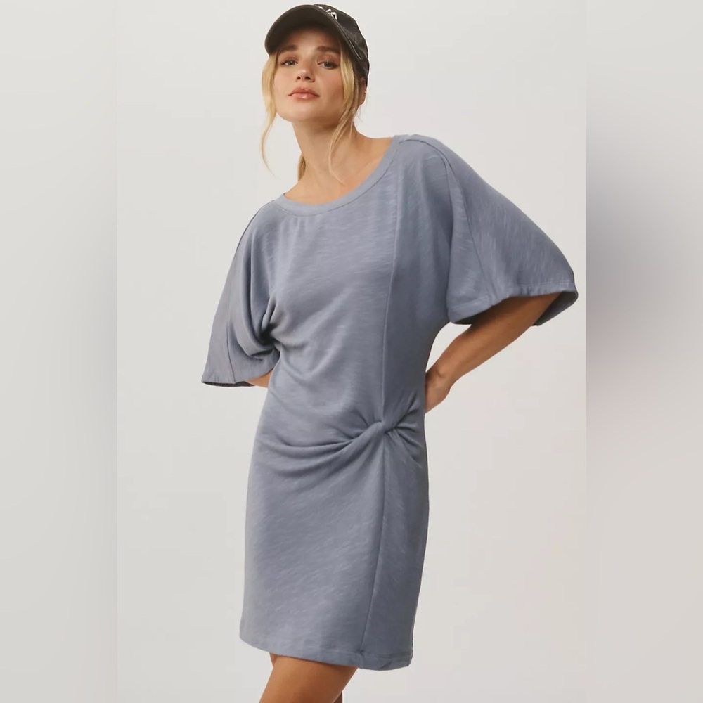 Daily Practice by Anthropologie Side-Twist Tee Dress